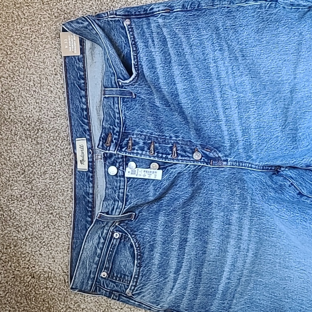 Madewell Perfect Straight Jeans  Size 33